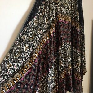 AEO Handkerchief Hem Maxi Skirt